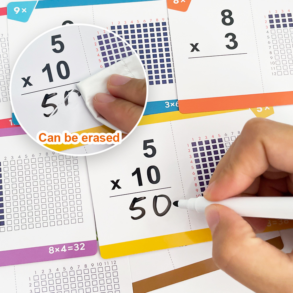 Cartes Flash Multiplication